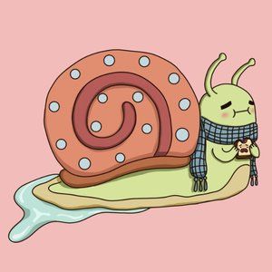 Original Design! Pack of 3 Woodland Snail Stickers